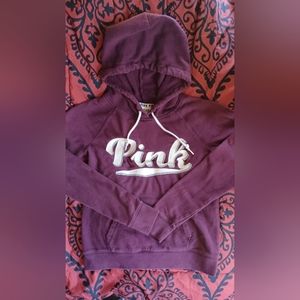Like new Victoria's secret pink pullover hoodie size medium